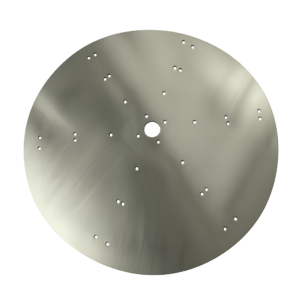 Replacement PowerCast tailboard disk for John Deere combines