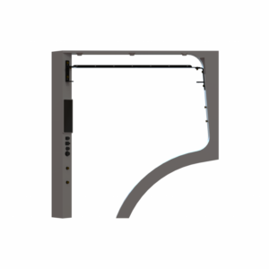 Top window rail kit for John Deere 7R and 8R tractors