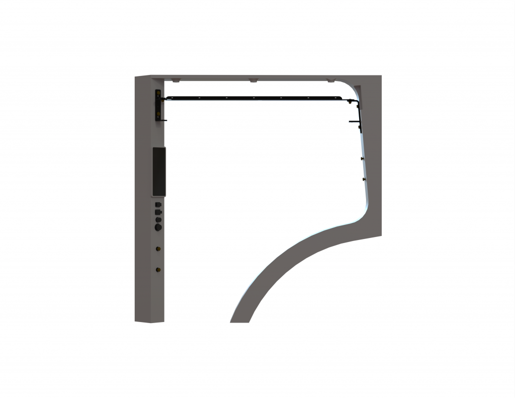 Top window rail kit for John Deere 7R and 8R tractors