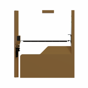 Bottom window rail kit for John Deere tractor cab