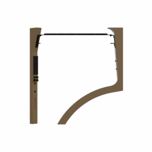 Top window rail kit for 2019 John Deere 7R tractor