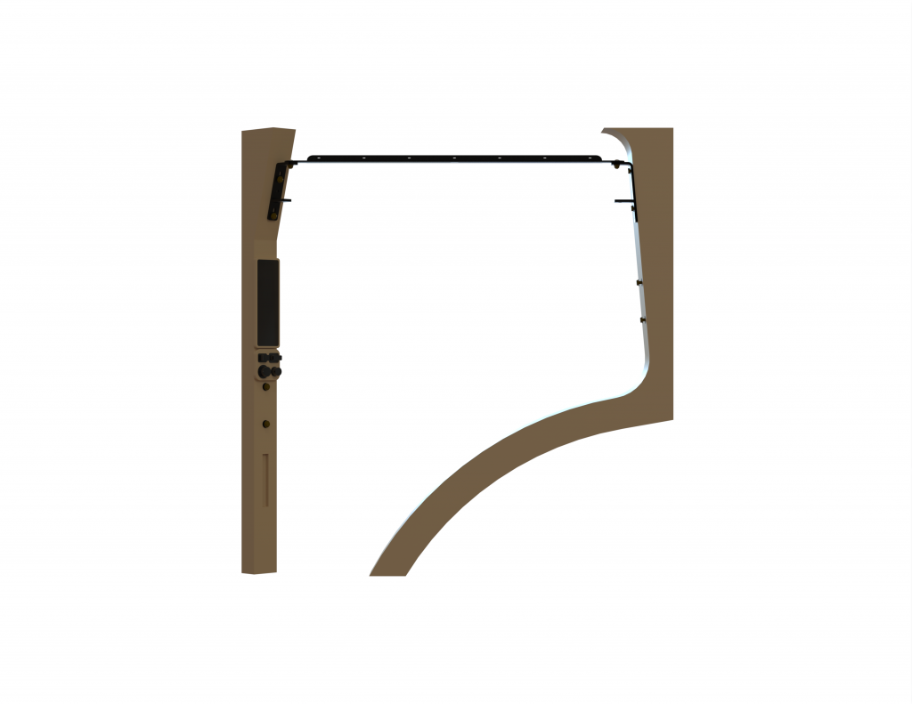 Top window rail kit for 2019 John Deere 7R tractor