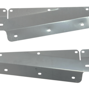 The LANPSP830K is a stainless steel corn snout protector kit for the snouts of John Deere® C Series, 30 inch row, corn heads. This kit prevents or covers up the wear marks and thin areas in your corn head snouts. Each kit contains one left and one right protector plate, as well as all stainless steel attaching hardware. Order 1 per row. This kit will fit on the inside of the outside snouts. There are no cover plates available for the outside of the outside snouts.