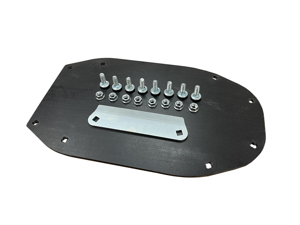 Poly stalk deflector for John Deere corn head