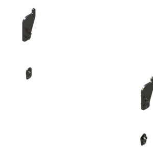 Side view of Lexion implement mover configuration assembly for header handling