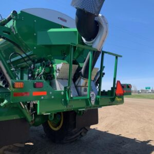 Rear access ladder for John Deere applicator equipment