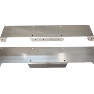 Hood cover plates for John Deere folding corn head