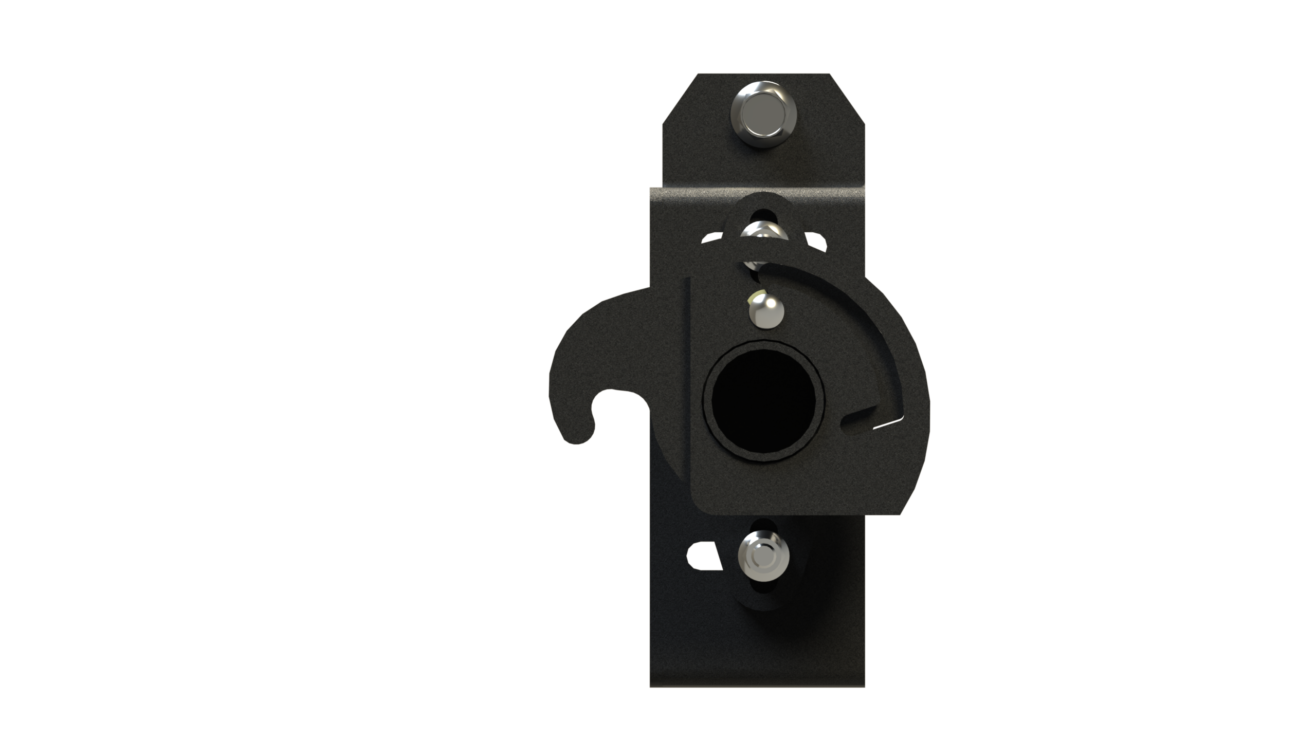 Side view of Case implement mover configuration assembly for header handling