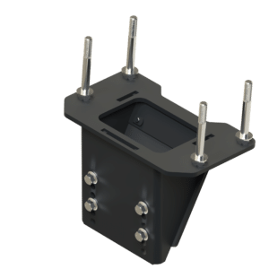 600 plus series stalk stomper bracket 121-0038 for John Deere corn heads by Bish Enterprises