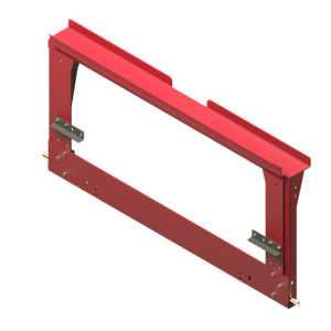 Case IH combine to John Deere flex draper header adapter 700-0009-RD by Bish Enterprises