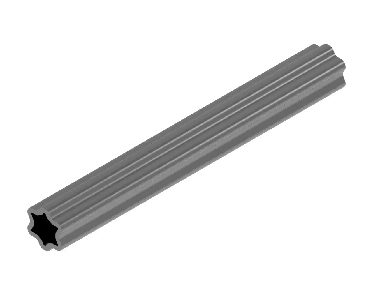 Tube, Star,1.0 Meter Long